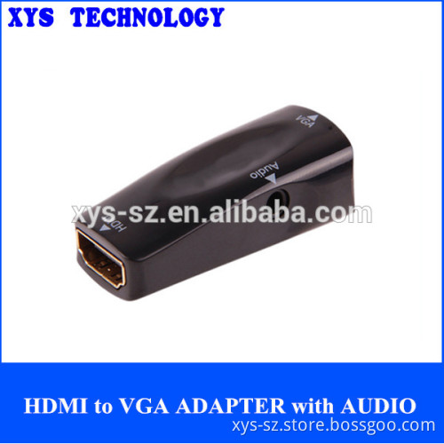 Hottest Cheapest promotional hdmi to vga adaper with audio
